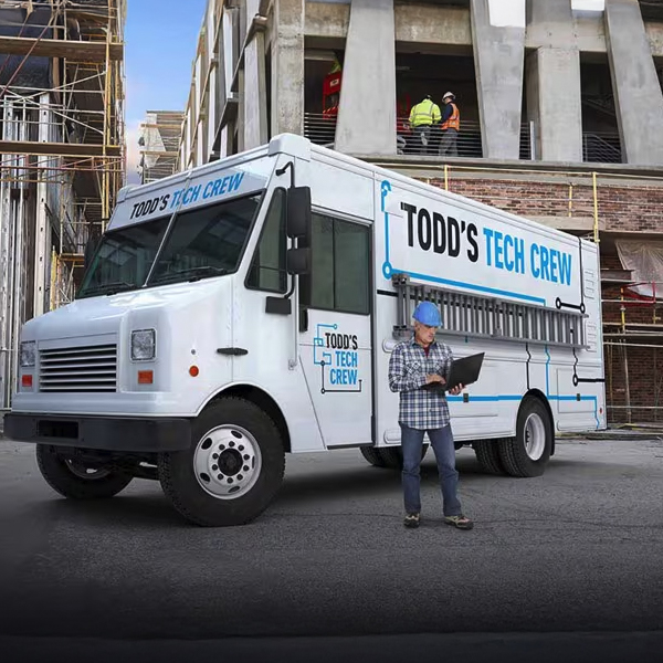 Ford F-stripped Chasis Truck