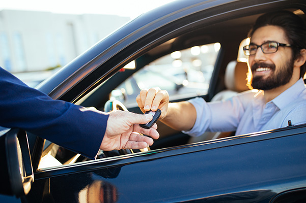 Customer Getting Their New Keys